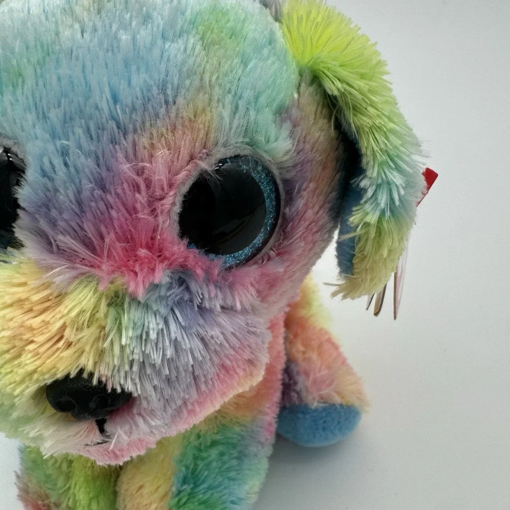 Ty Beanie Babies Max The Dog Colorful Autism Awareness Plush‎ 2012 MWMT
